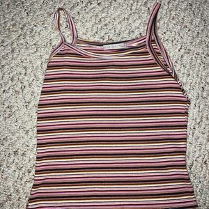 Stripe retro tank top